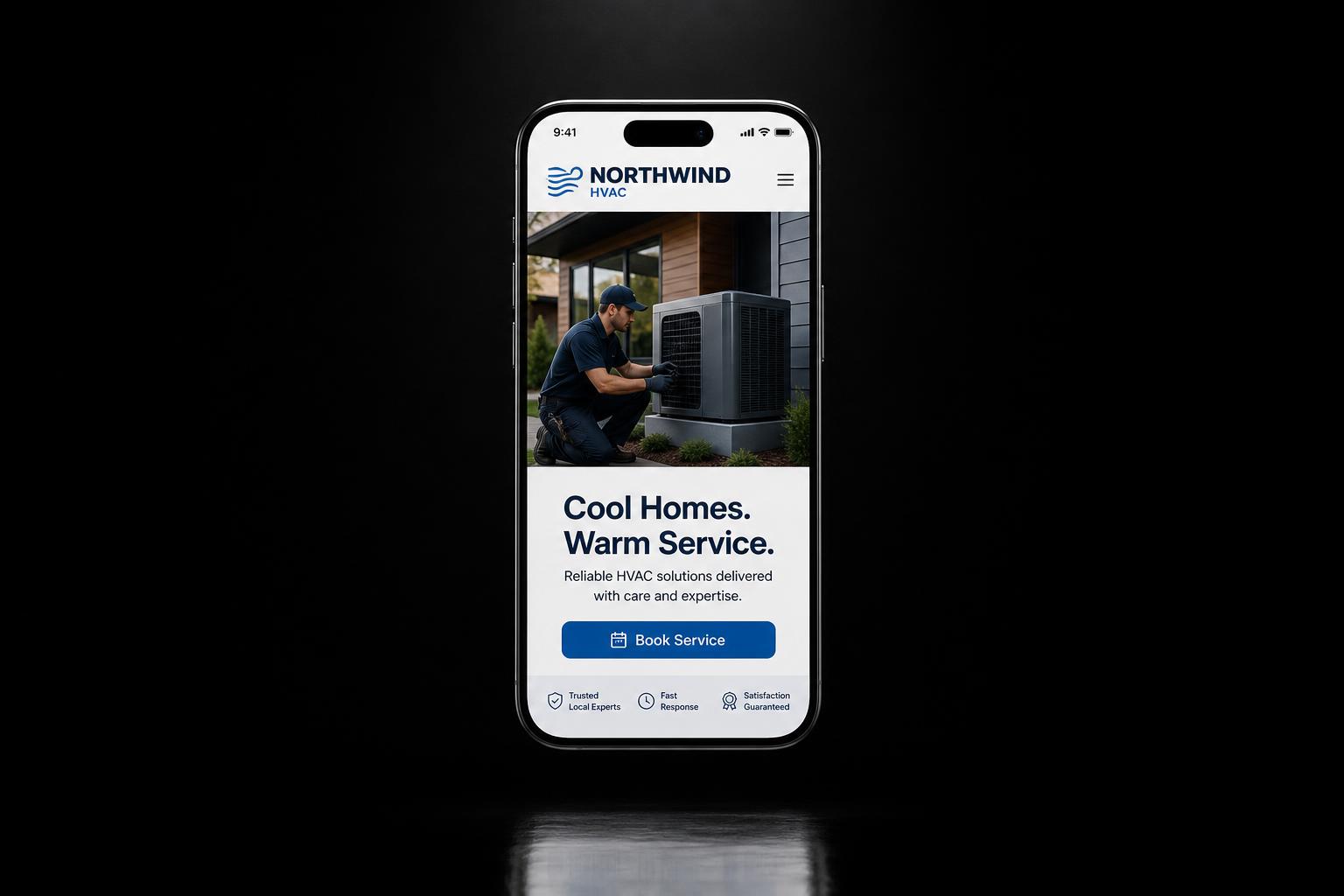 Northwind HVAC — HVAC website by PrimedWeb